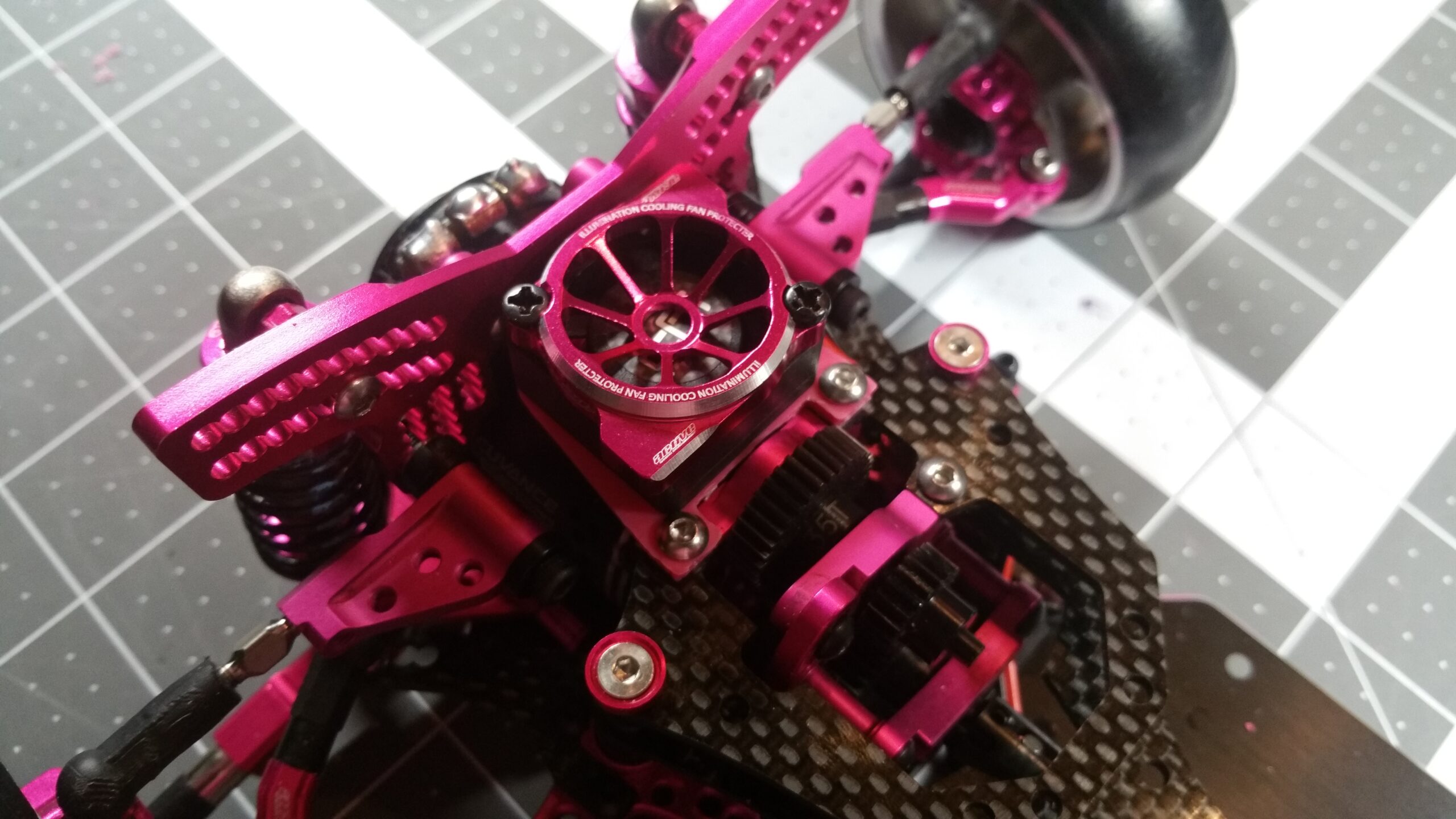 RC drift cooling parts