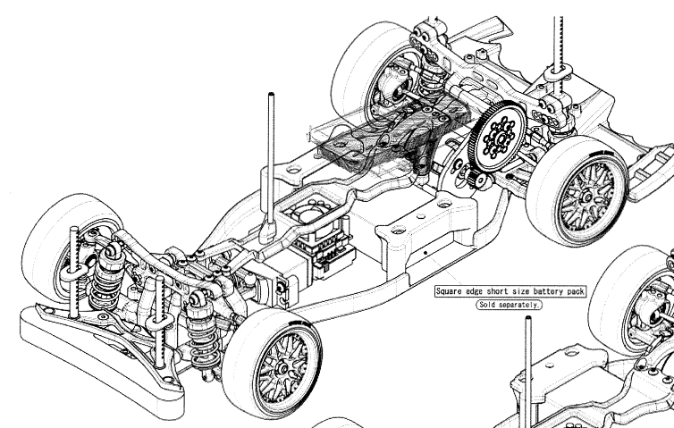 Concept for Oversliders RC drift part